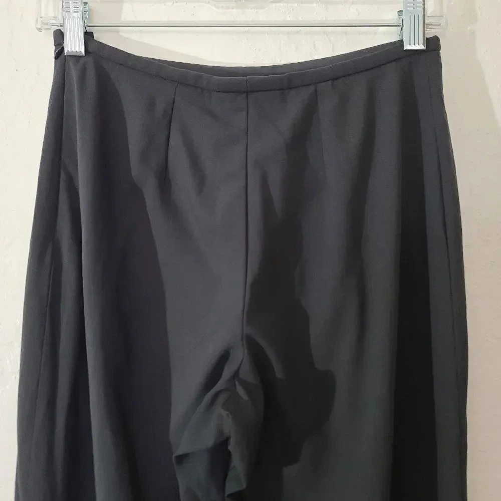 Armani Collezioni | Charcoal Black Dress Pants Sz 6 - Picture 4 of 5